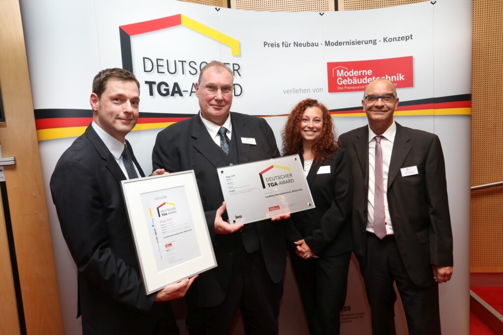 TGA-Award für Laudeley Betriebestechnik